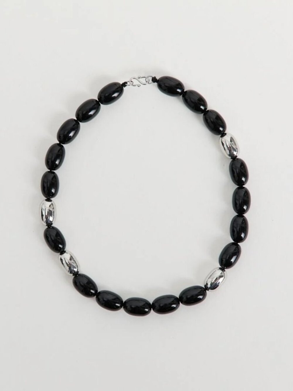 Heaven Mayhem Clementine Necklace Black Beads NWT